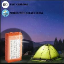 Gaman GS-875 Güneş Enerjili Powerbank 10000 Mah Taşınabilir Şarj Cihazı 32LED Güneş Enerjili Acil Durum Kamp Işığı