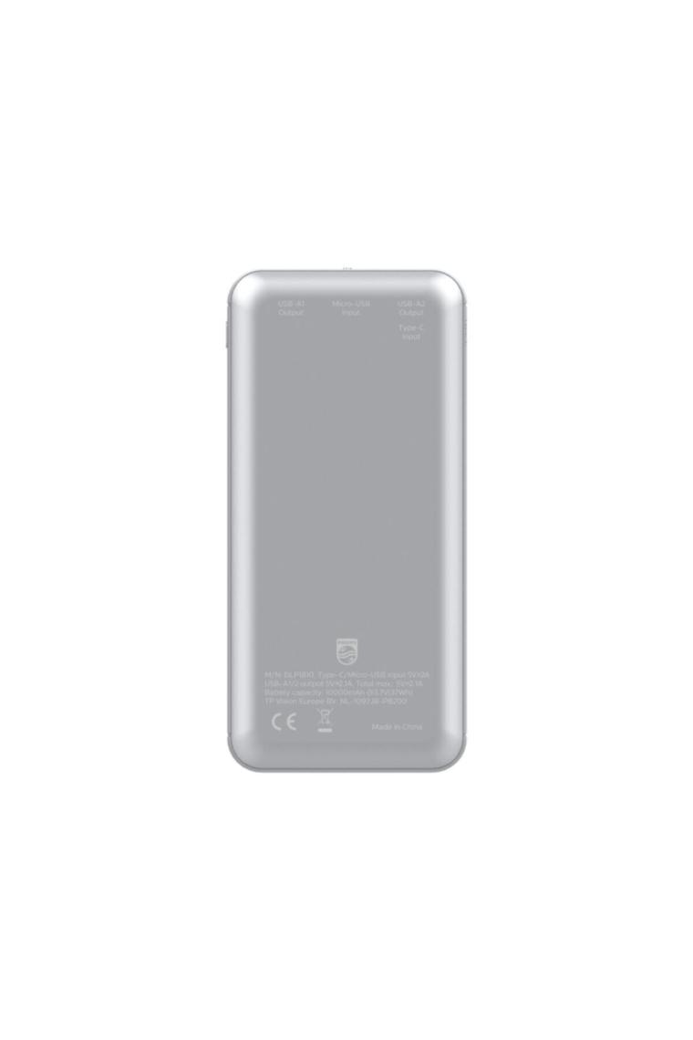 Philips DLP1810NV 10000 mAh 2 USB Çıkışlı Powerbank Gri