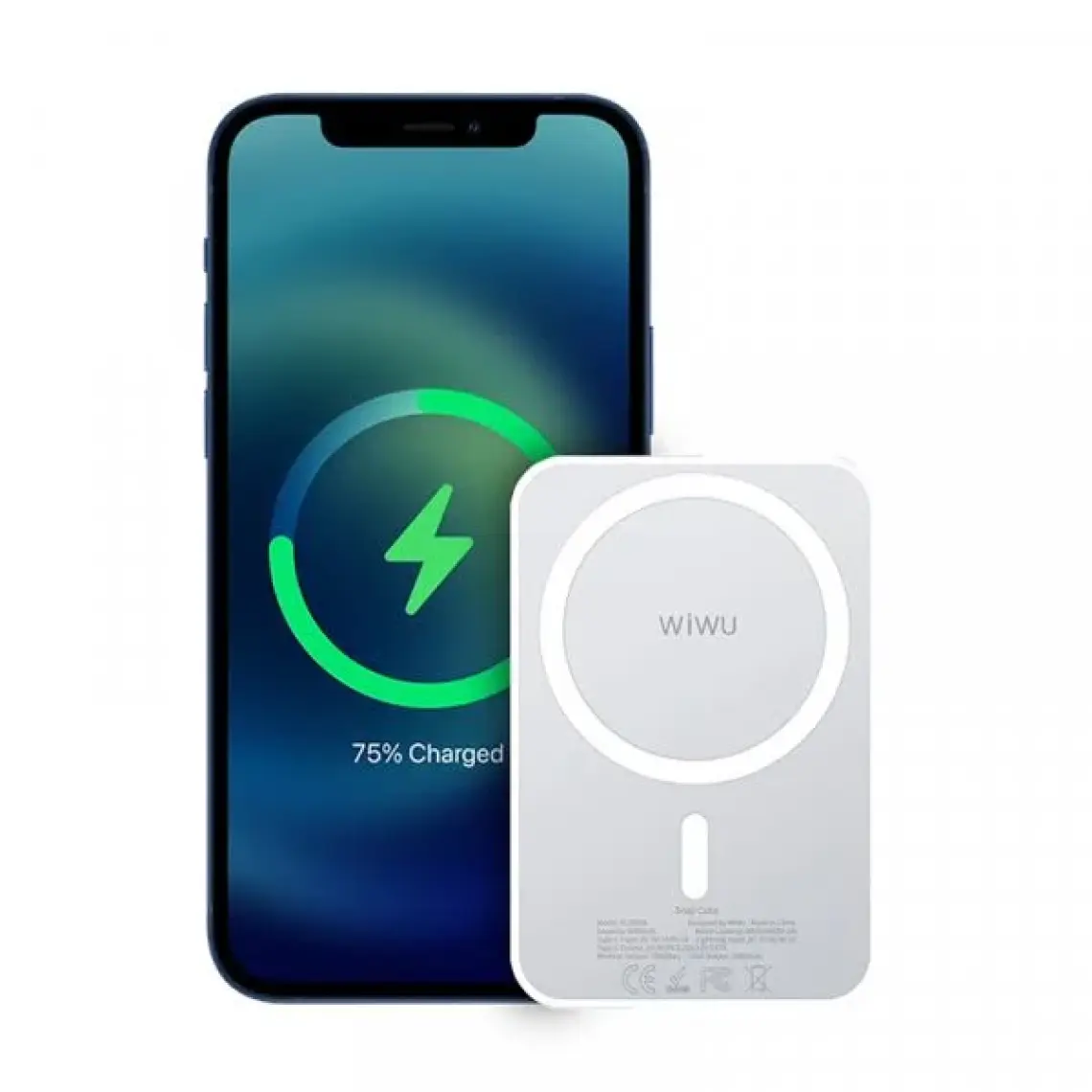 Wiwu SC5000A 5000 Mah Magsafe Powerbank 15W Kick Standlı Kablosuz Magnetik Hızlı Şarj Cihazı