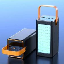 Enshall 70.000 Mah LED Aydınlatmalı Taşıma Askı Hızlı Şarj 22,5W Powerbank 4xusb Micro, Lıghtnıng, Typc