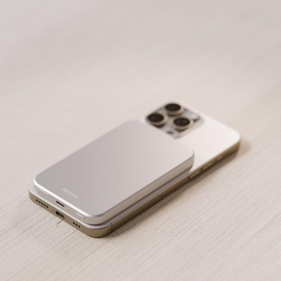 Woyax By Deji Magsafe Powerbank 5000 Mah 20w Hızlı Taşınabilir Batarya iPhone 12 13 14 15 16 Pro Max Mini - BEYAZ