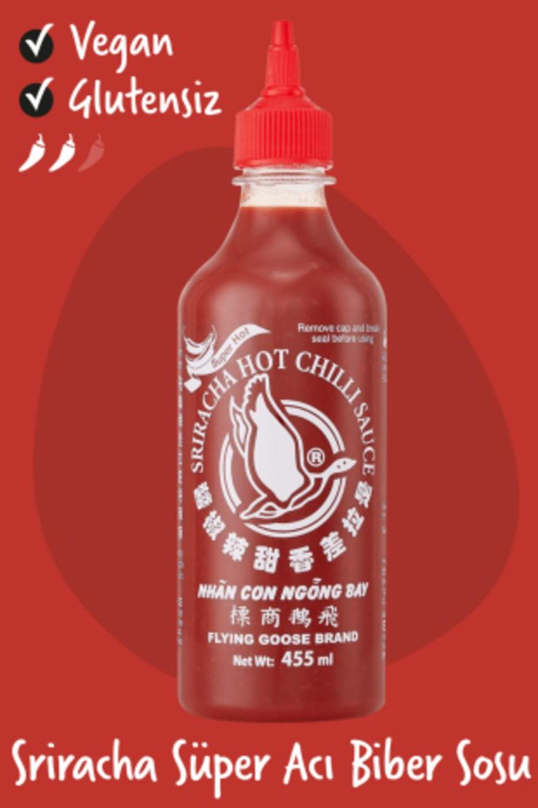 Sriracha Süper Acı Chilli Biberi Sosu 455ml