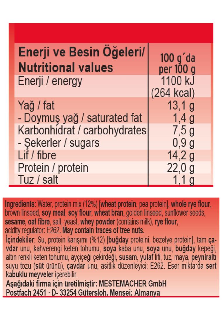 Protein Ekmeği 250 gr