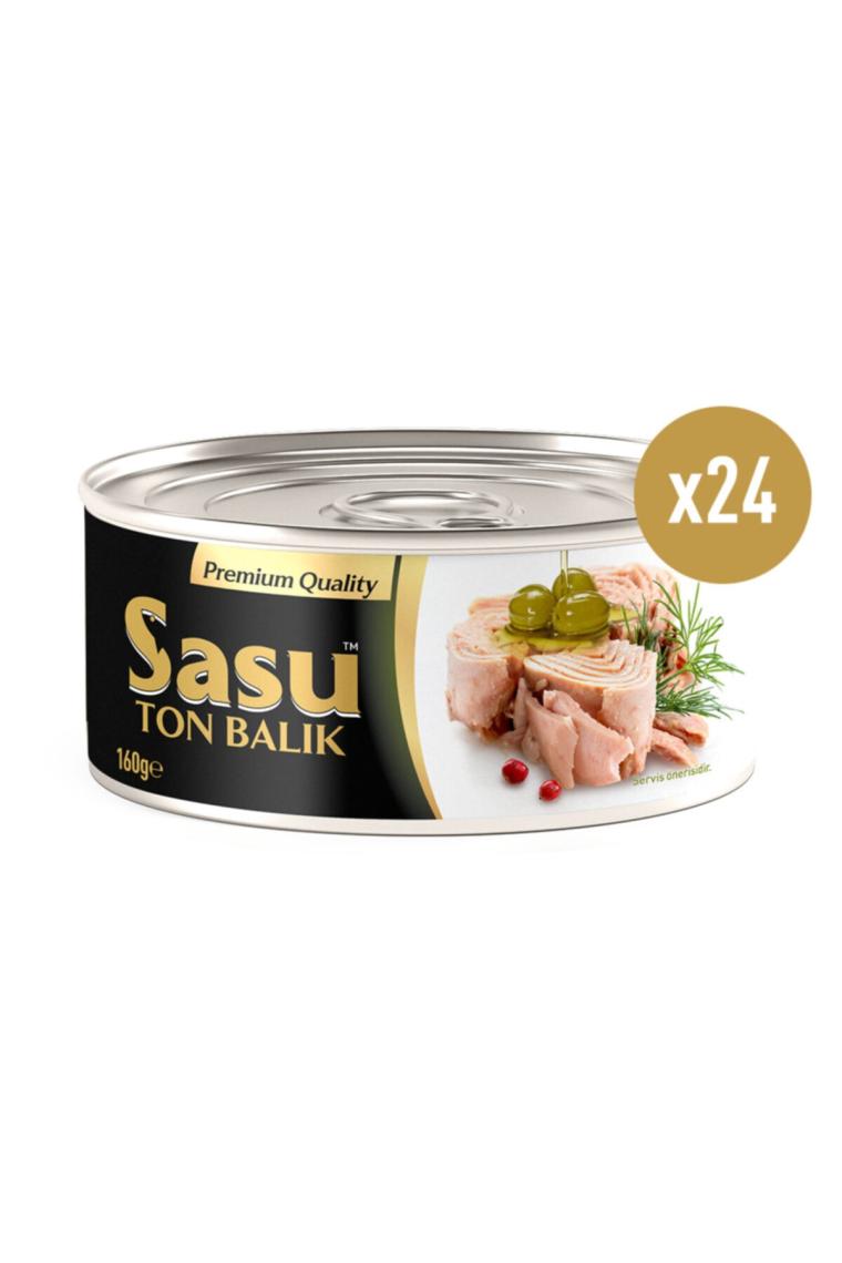 Zeytinyağlı Ton Balığı 1 Koli 24x160 Gr Bütün Dilim
