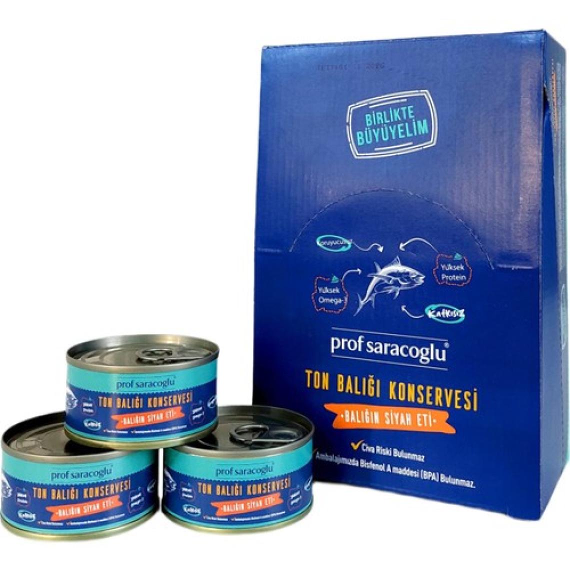 Prof Saraçoğlu Ton Balığı 80 gr (Tek'li)