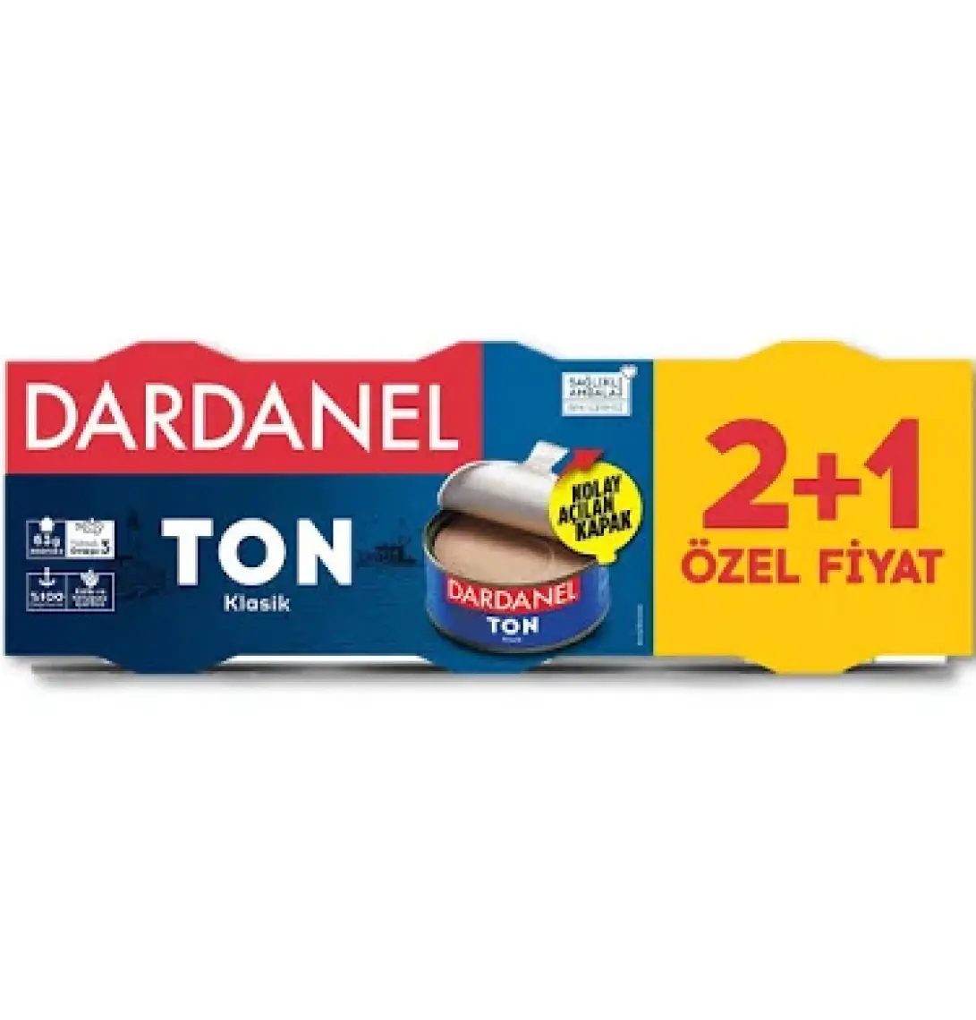 Dardanel Ayçiçek Yağlı Ton Balığı 3x140 gr