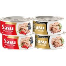 Sasu Klasik Ton Balığı 2x160g + Sasu Acılı Ton Balığı 2x160g