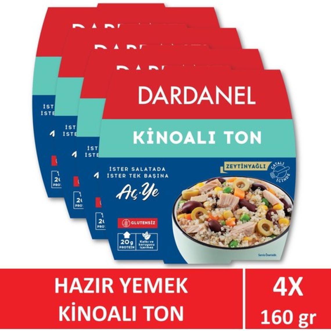 Dardanel Aç Ye Kinoalı Ton Balığı 4 x 160 gr
