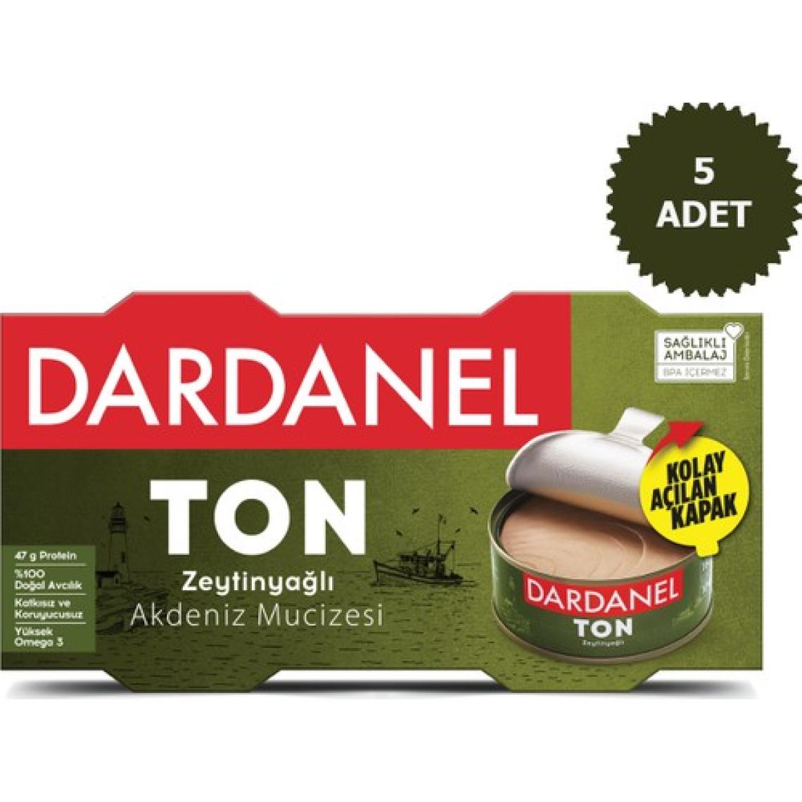 Dardanel Zeytinyağlı Ton Balığı 2X150G 5'li