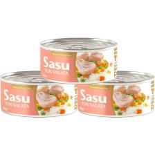 Sasu Basmati Pirinçli Ton Salata 3 x 160 gr