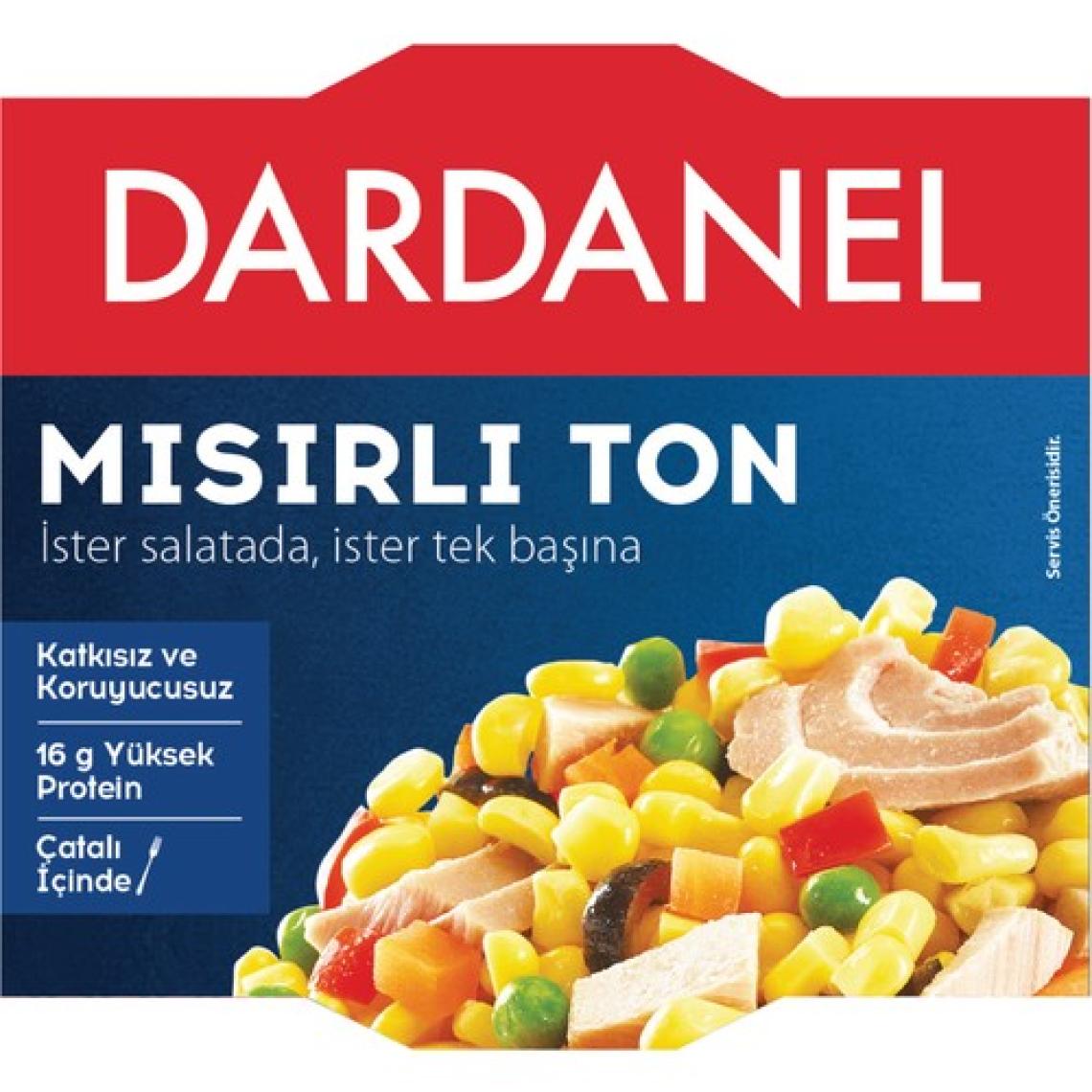 Dardanel Mısırlı Ton Balığı 185G