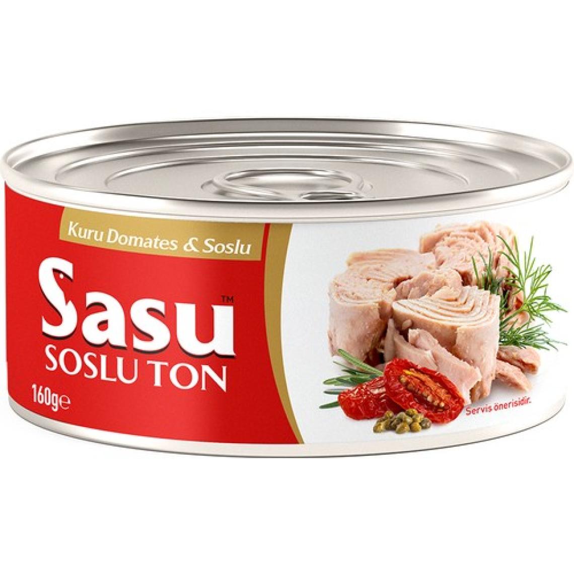 Sasu Bütün Dilim Kuru Domates & Soslu Ton Balığı 160 gr