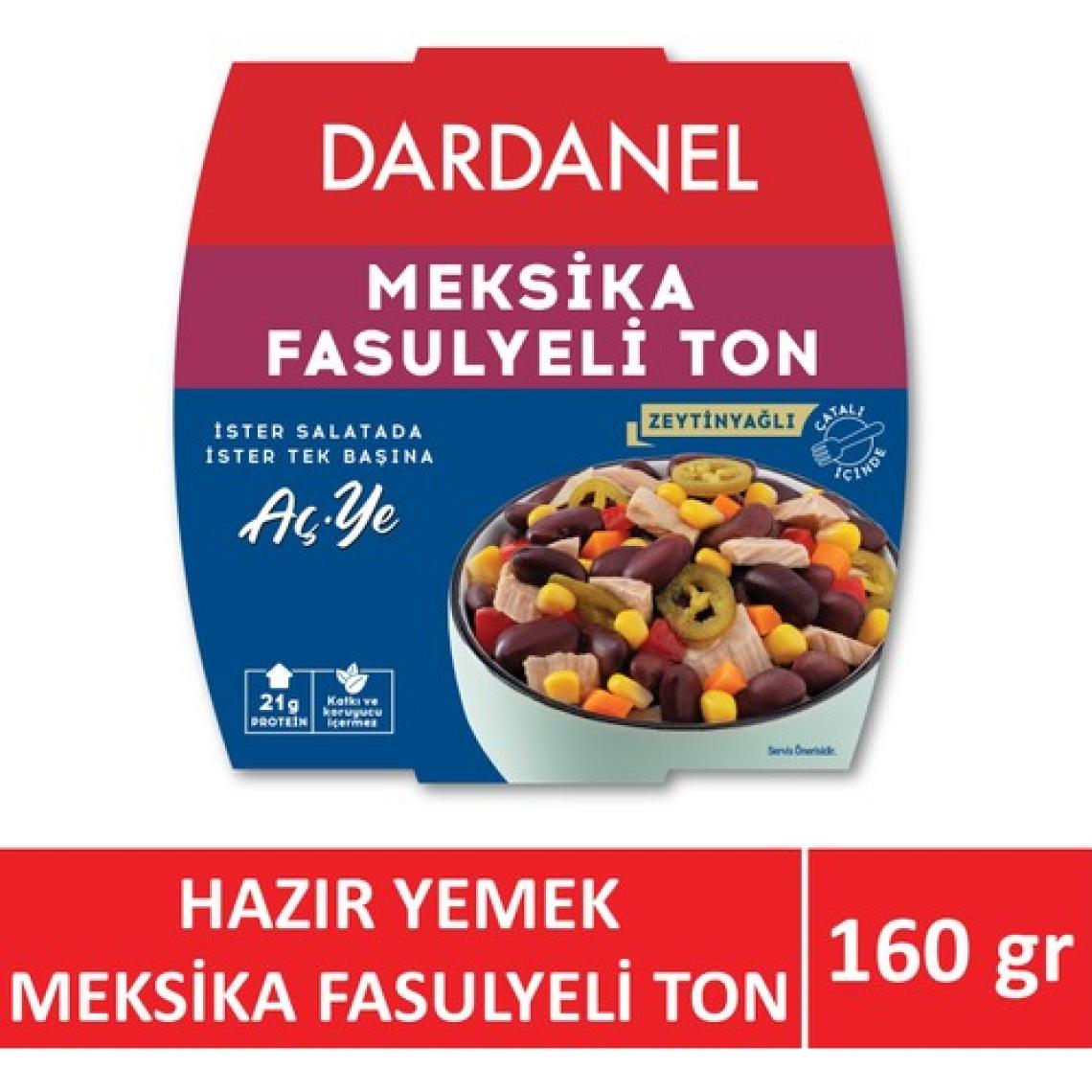 Dardanel Aç Ye Meksika Fasulyeli Ton 160 gr