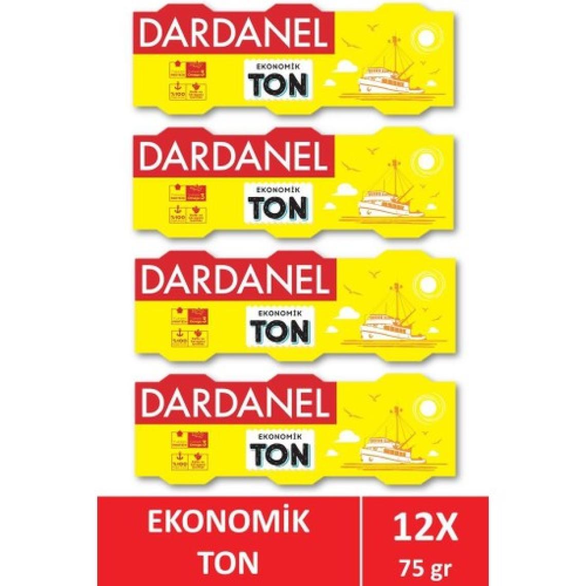 Dardanel Ekonomik Bitkisel Yağlı Ton Balığı 12 x 75 gr