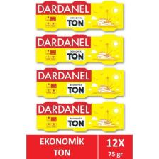 Dardanel Ekonomik Bitkisel Yağlı Ton Balığı 12 x 75 gr