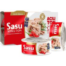 Sasu Bütün Dilim Acılı Ton Balığı 2x160 gr
