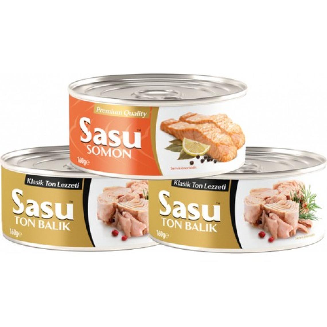 Sasu Klasik Ton 2x160 gr + Sasu Somon 1x 160 gr