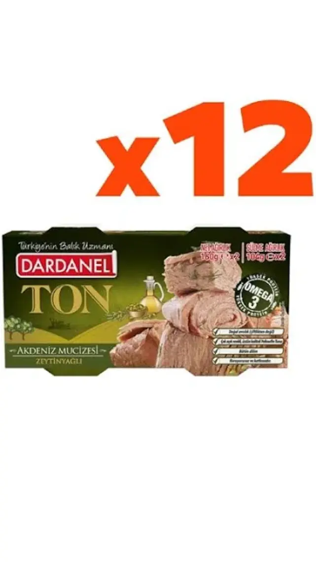 Dardanel Zeytinyağlı Ton Balığı 160gr x 2