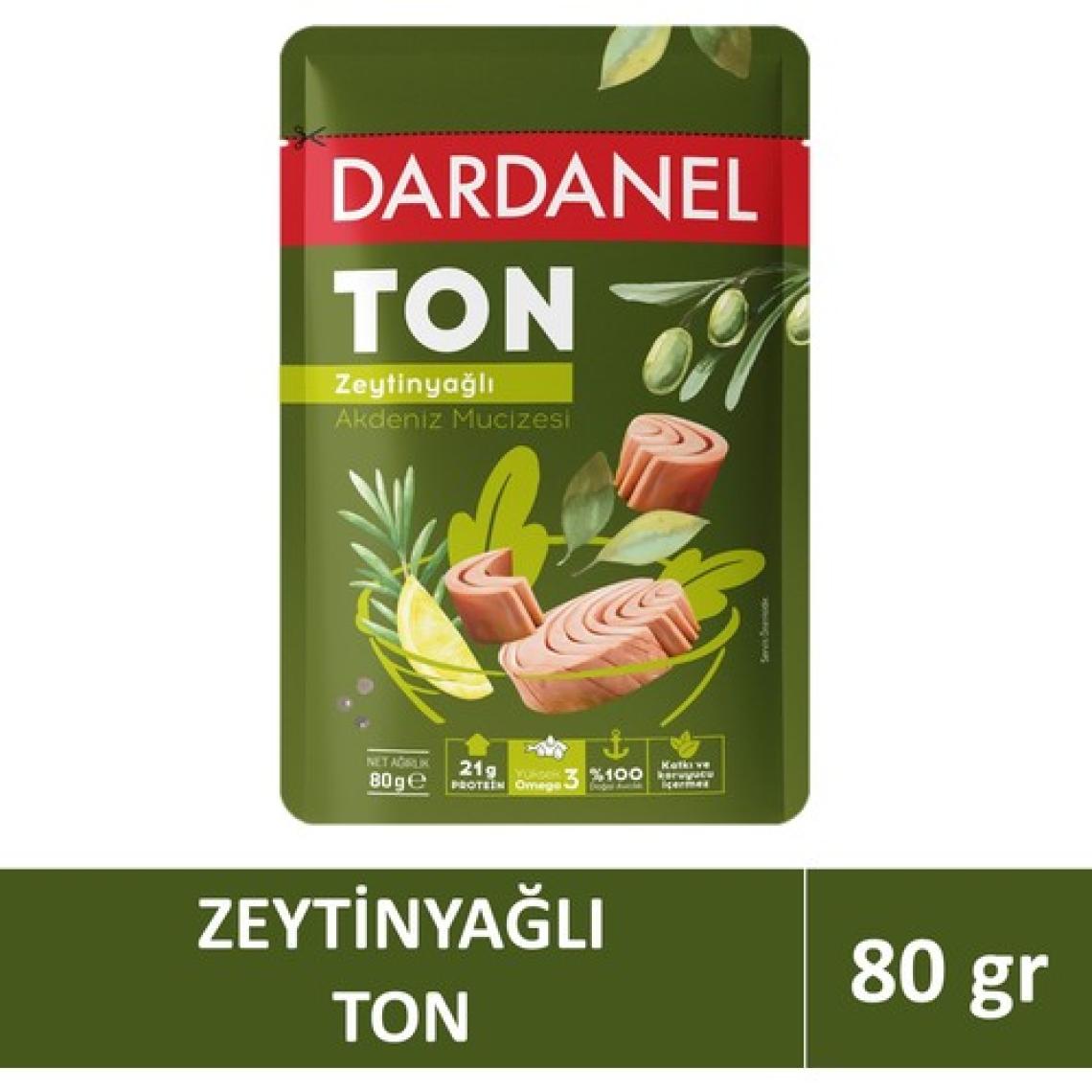 Dardanel Zeytinyağlı Ton Balığı Poşet 80 gr