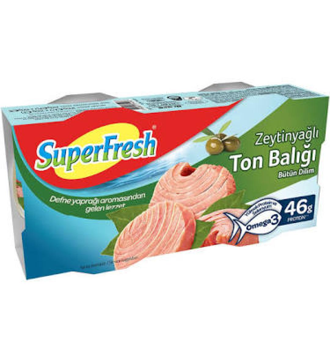 Superfresh Zeytinyağlı Ton Balığı 2x150 gr