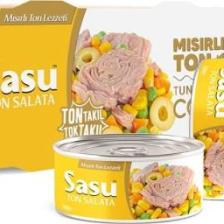 Sasu Mısırlı Ton Salata 2x160 g İri Parça