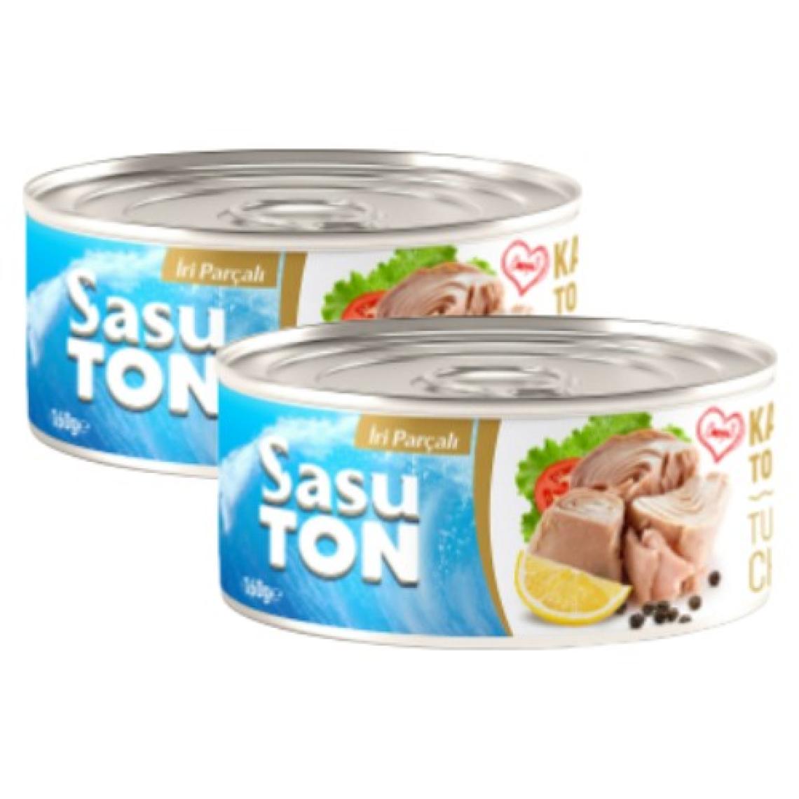 Sasu Blue Klasik Ton Balığı 2x160G (EKO) İri Parçalı