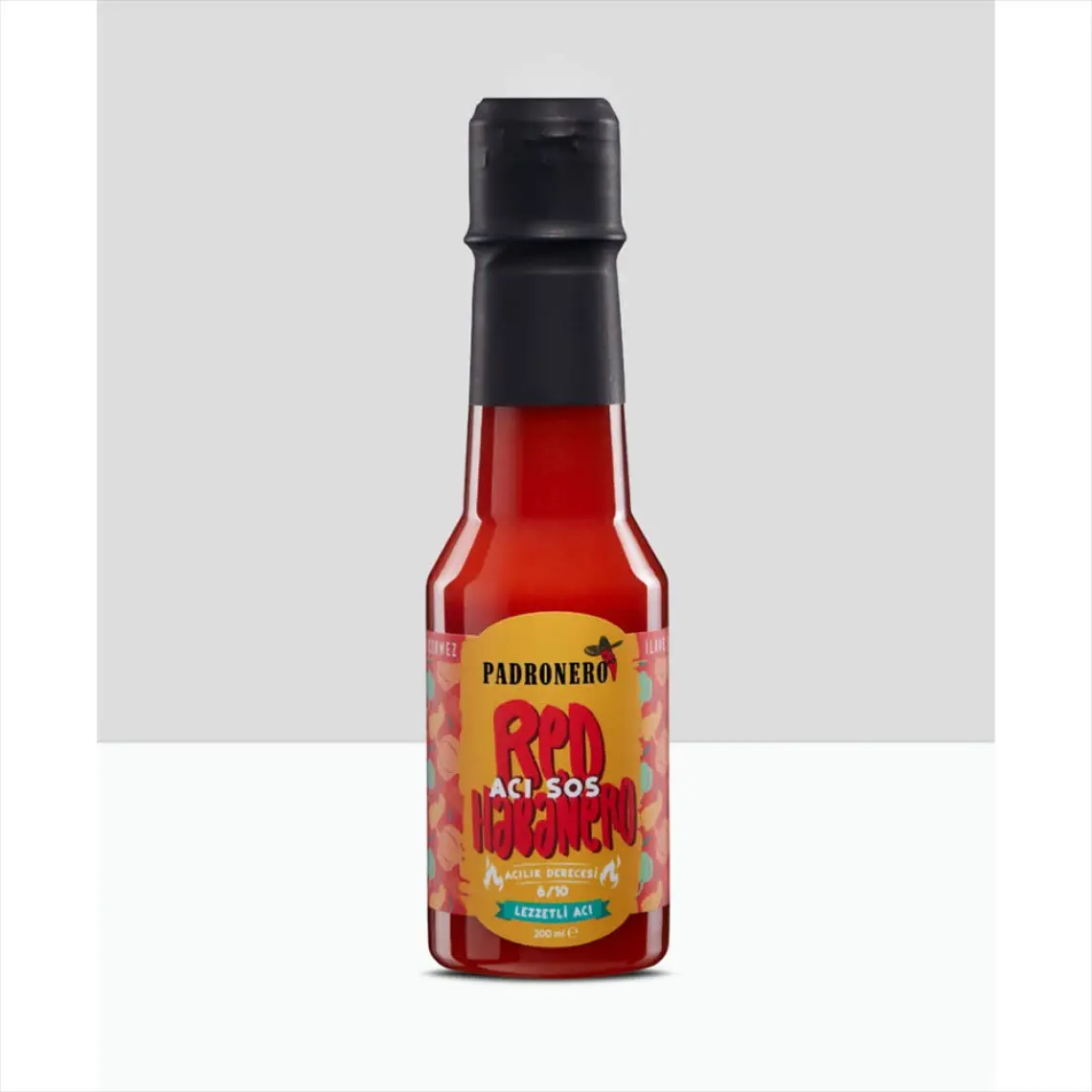 Padronero Red Habanero Acı Sos 200 ml.