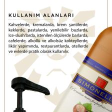 Kahve Ve Kokteyl Şurubu Fındık Aromalı 700 ml Pompa Hediyeli
