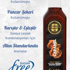 Gourmet Series Karamel (CARAMEL) Aromalı Kokteyl, Tatlı, Kahve Şurubu 60ml – Pancar Şekeri