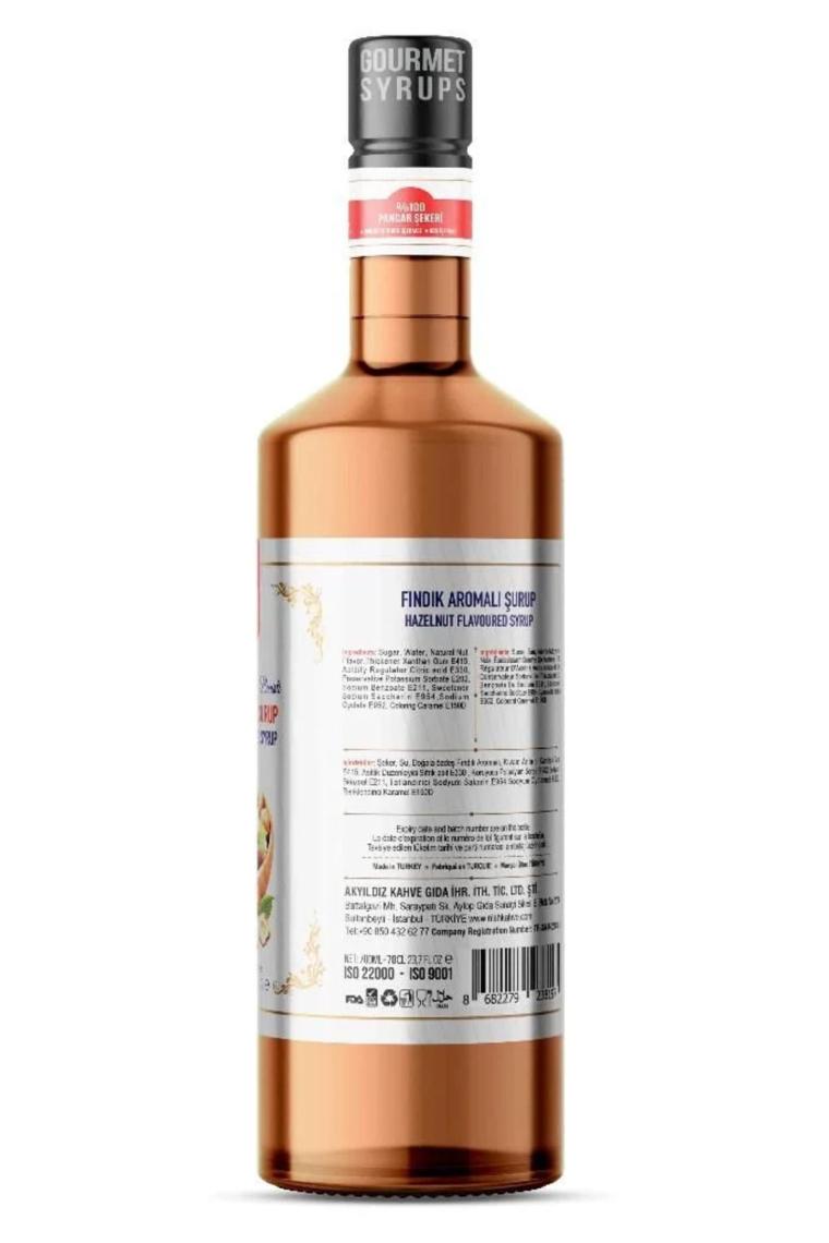 Nish Fındık Aromalı Şurup 700 Ml