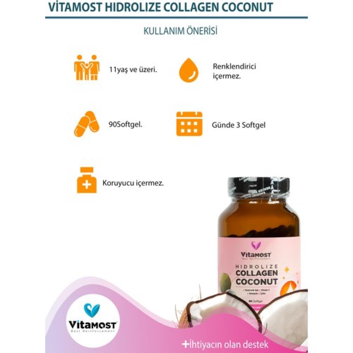 Vitamost Collagen & Coconut 90 Soft Jel