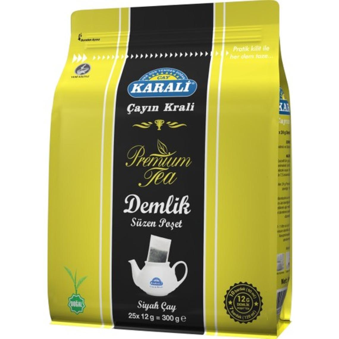 Karali Premium 12 gr 25'li Demlik Poşet Çay