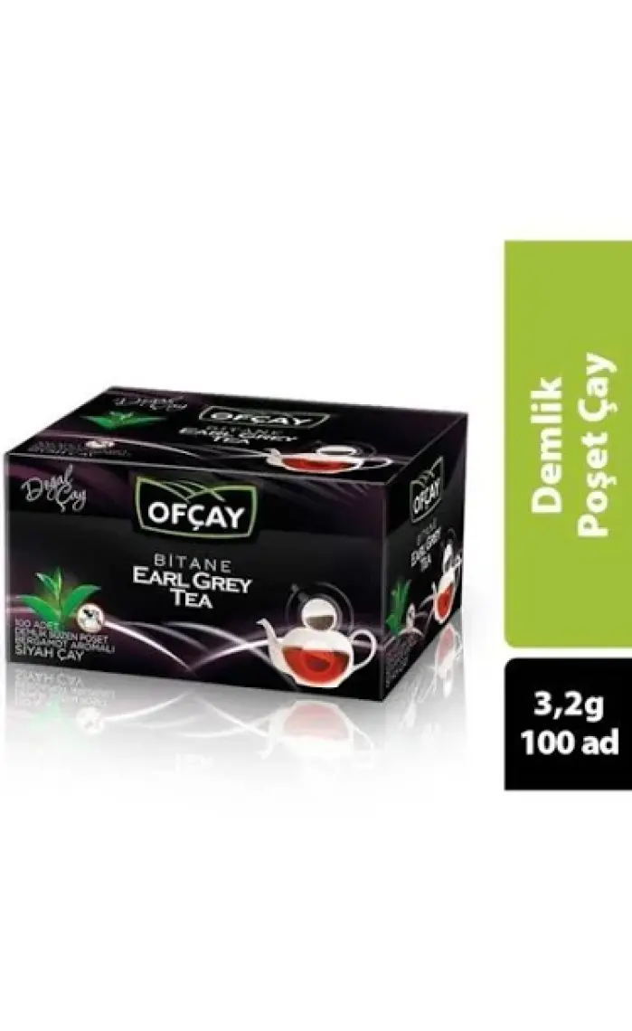 Ofçay Bitane Earl Grey Tea  Demlik 100 Lü