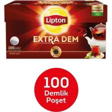 Lipton Extra Dem Demlik Süzen Poşet Siyah Çay 100'lü