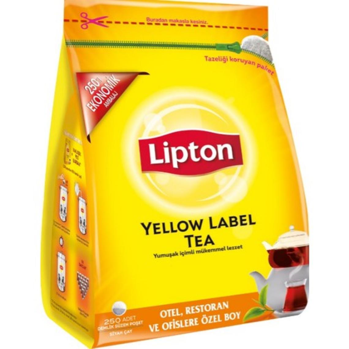 Lipton Yellow Label 3.2 gr 250'li Demlik Poşet Çay