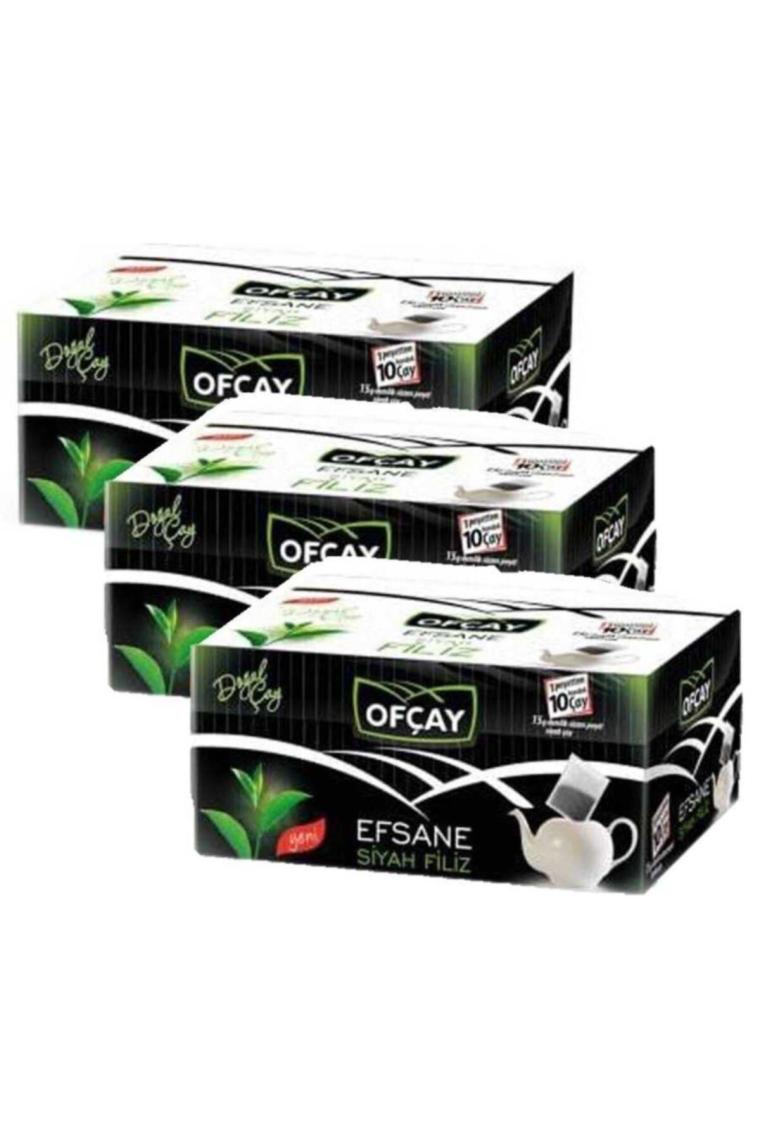 Efsane Siyah Filiz Demlik Poşet 30 Ad X 15 gr X 3 Paket