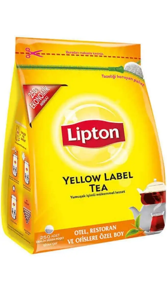 Lipton Yellow Label Demlik Poşet Çay 3.2gr 250li