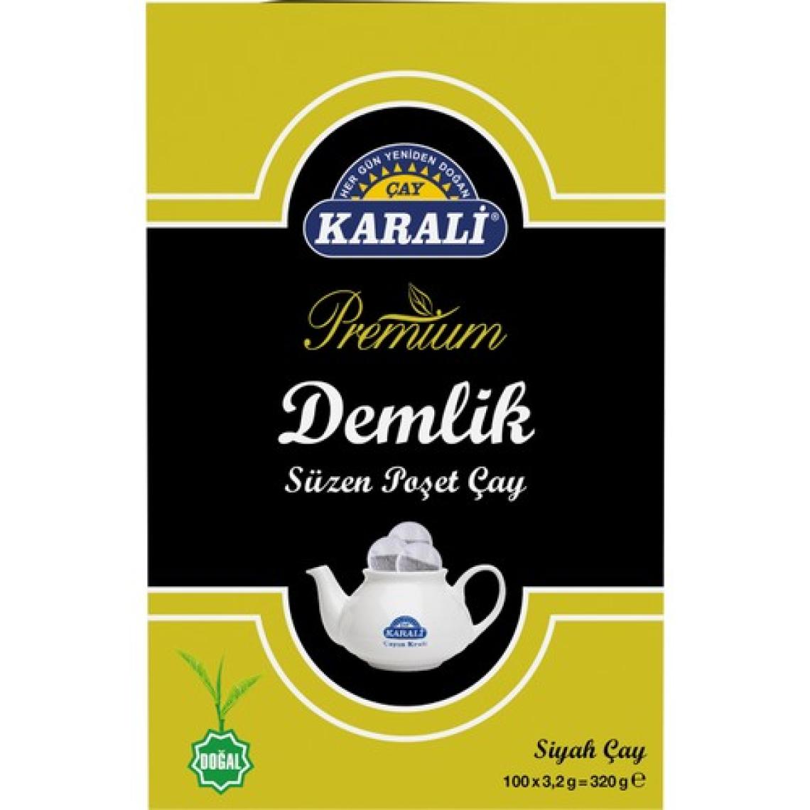 Karali Çay Premium Demlik Poşet Siyah Çay 100'lü