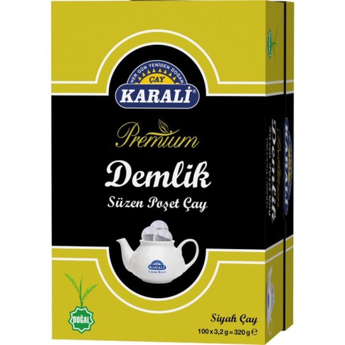 Karali Çay Premium Demlik Poşet Siyah Çay 100'lü