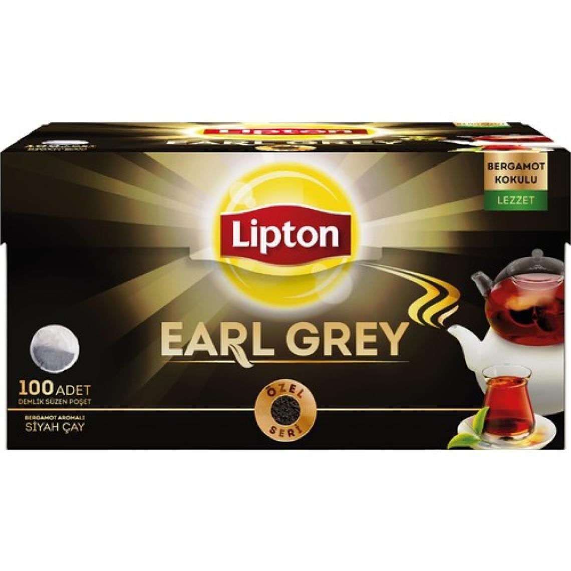 Lipton Earl Grey Demlik Poşet Çay 3.2gr 100lü
