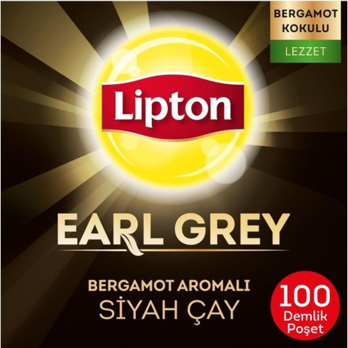 Lipton Earl Grey Demlik Poşet Çay 3.2gr 100lü