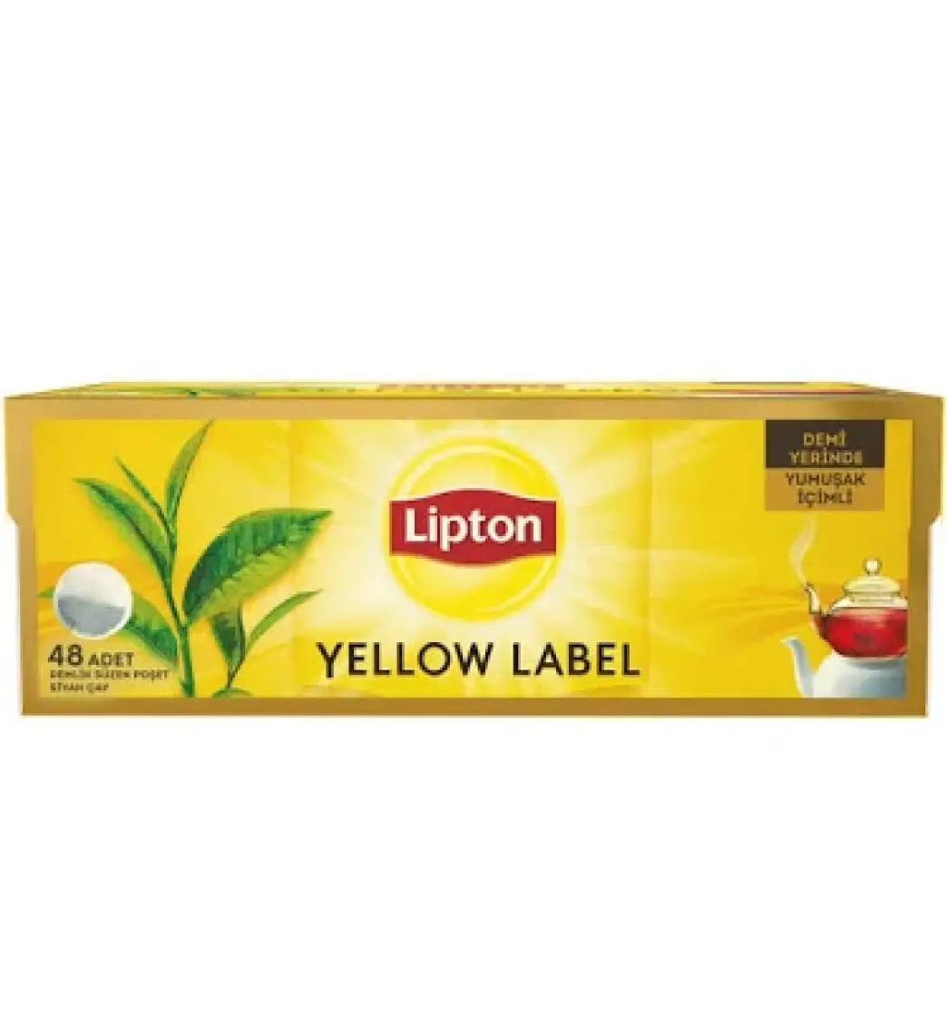 Lipton Demlik Poşet Çay Yellow Label 48'Li