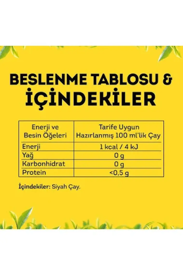 Lipton Demlik Poşet Çay Yellow Label 48'Li