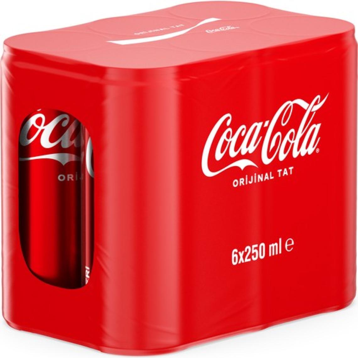 Coca-Cola Orijinal Tat Kutu 6X250 ML
