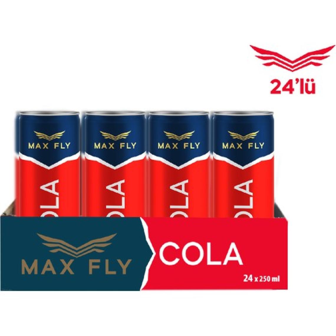 Max Fly Cola 250 ml 24 Adet