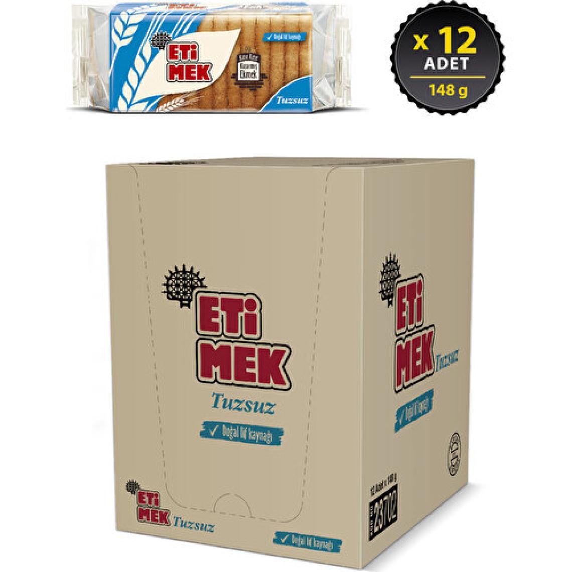 Etimek Tuzsuz Kızarmış Ekmek 148 g x 12 Adet