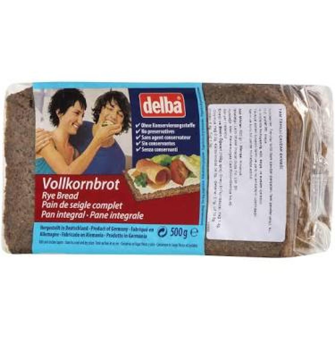 Delba Kepekli-Çavdarlı Tam Tahıl Ekmeği 500 gr