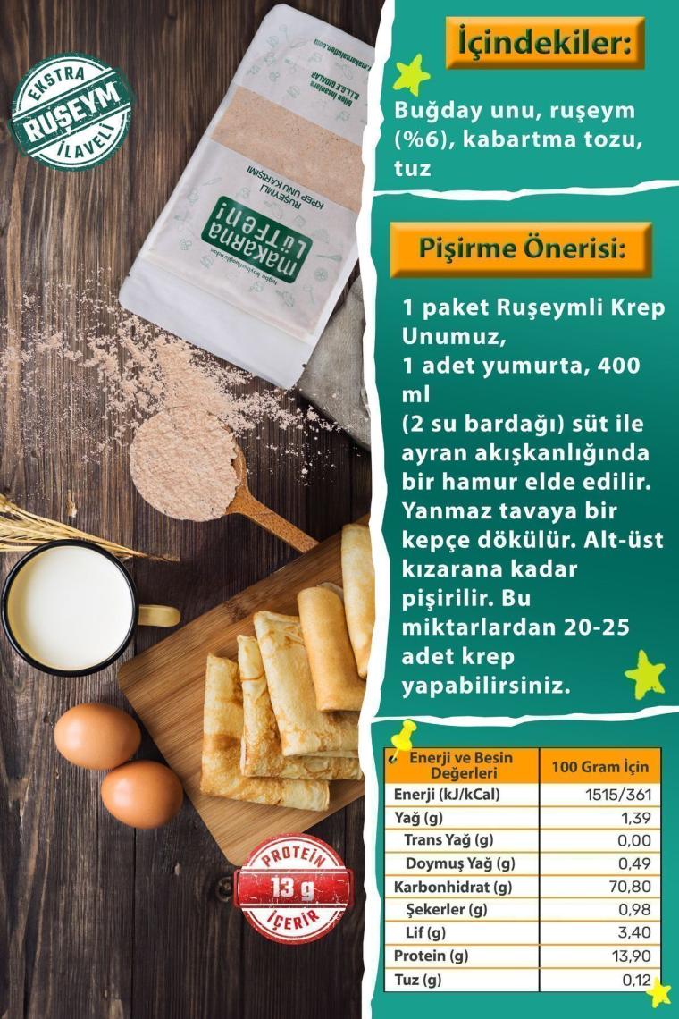 Ruşeymli Krep Unu Karışımı (KATKISIZ-177 G)