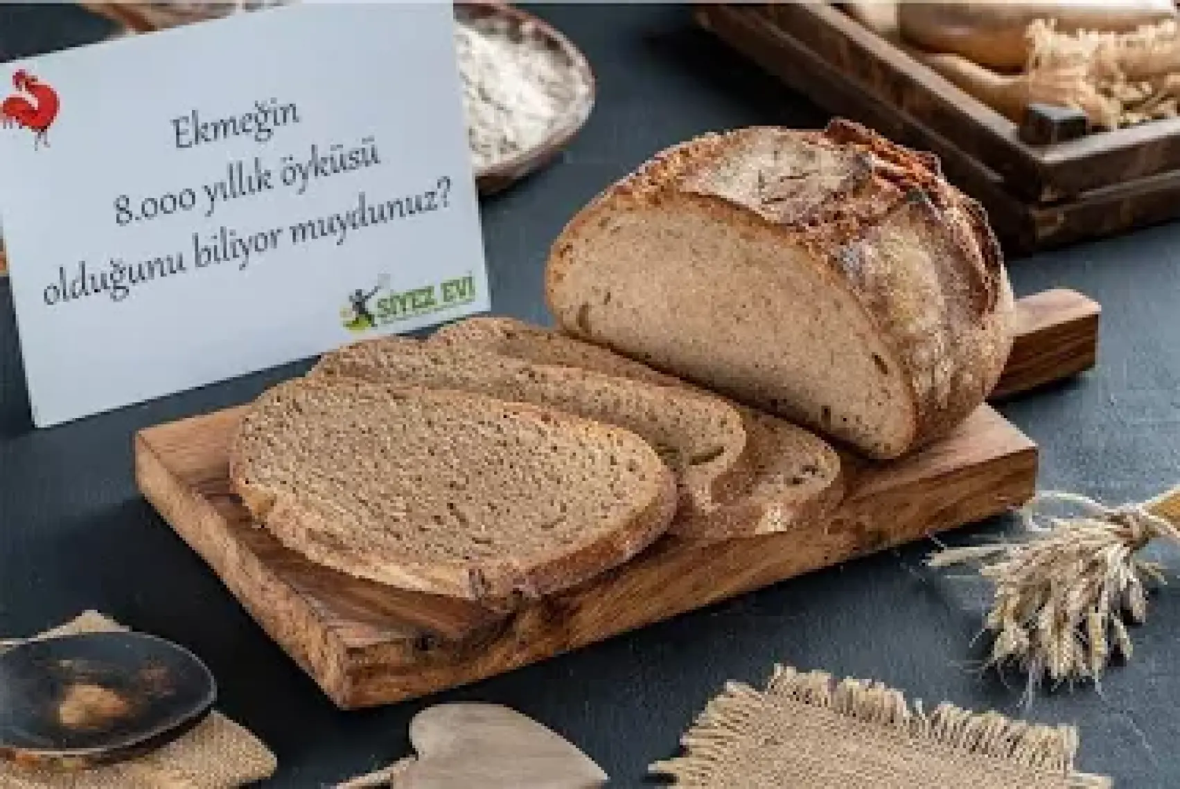 Siyez Evi %100 Tam Buğday Ekşi Mayalı Ekmek 900 gr