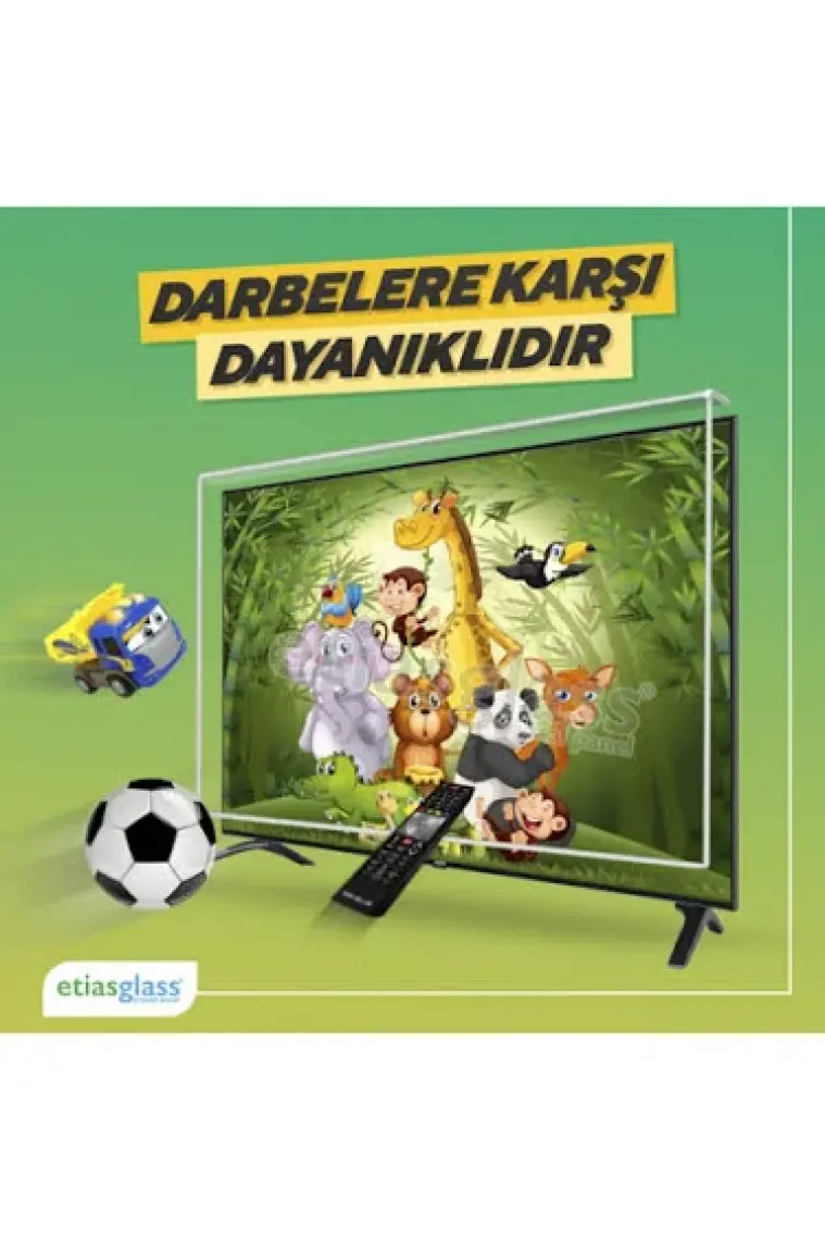 Etiasglass Samsung 55BU8000 Tv Ekran Koruyucu / Ekran Koruma Paneli